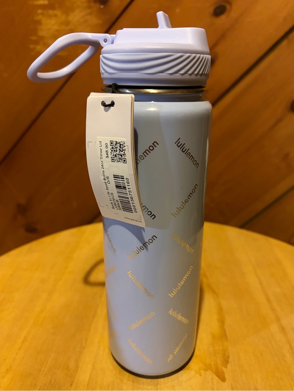 lululemon Light Blue Stainless Water Bottle